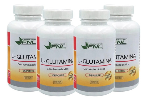 L - Glutamina Fnl 500 Mg 240caps Fnl Regeneración Muscular