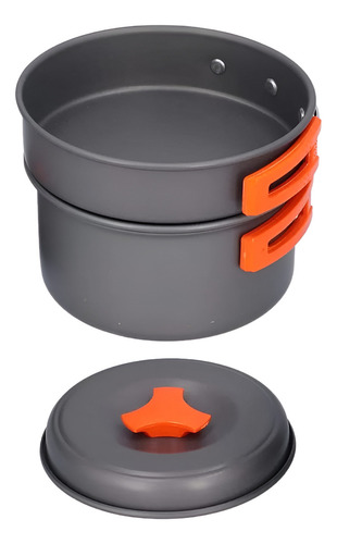 Set Ollas, Kit De Utensilio De Cocina Para Camping, 2persnas