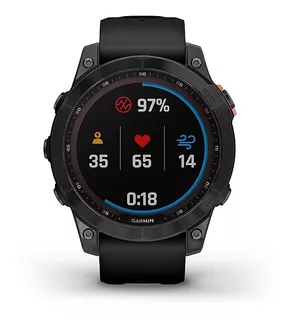 Reloj Garmin Fenix 7 Solar Gris Oscuro 47mm + Protector