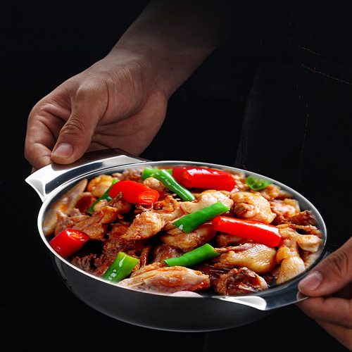 Olla De Cocina De Acero Inoxidable, Sartén Para 18 Cm