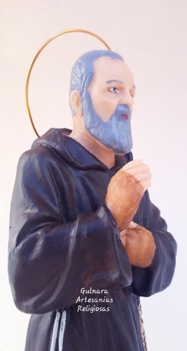 Padre Pío Imagen Irrompible Pvc 29 Cm + Velas