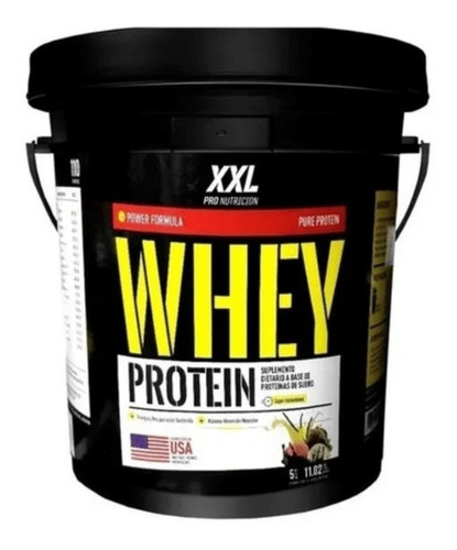 Whey Protein 5kg Xxl Proteina Recuperacion Y Masa Muscular
