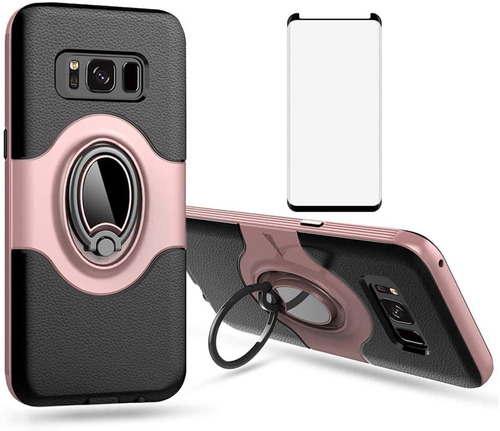 Funda Para Samsung Galaxy S8 Plus 8s Edge S8+ Vidrio Rosa