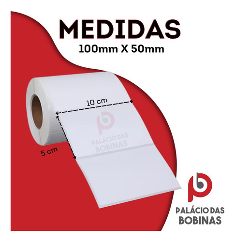 Kit 40 Rls Etiqueta 10x5 100x50 Couche E 15 Ribbon