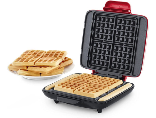 Dash Deluxe Deluxe No-drip Waffle Iron Maker Machine 1200w +