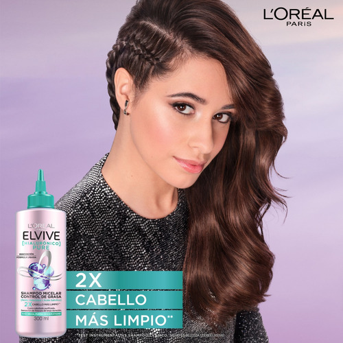 Shampoo L'oréal Paris Elvive Hialuronico Pure Micelar 300ml
