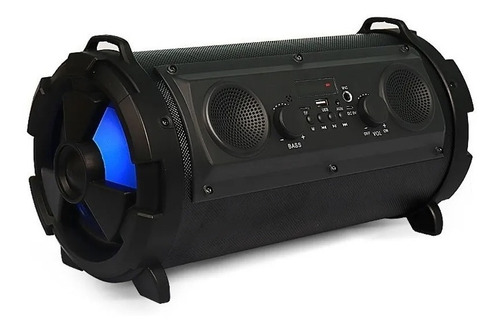 Parlante Bluetooth Portable 15w Fm Luz Led Usb Aux Subwoofer