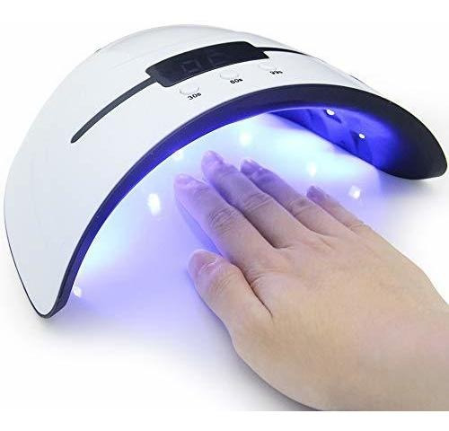 Lámpara De Uñas Led Uv, Secador De Uñas Con Luz Uv, ...