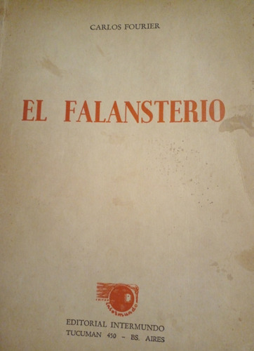 Carlos Fourier - El Falansterio (Usado)