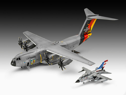 Kit de modelos Airbus A400m e Tornado 1/144 Conjunto de aeronaves Revell
