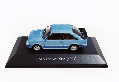 Miniatura Escort Xr3 1991 Carros Inesquecíveis Do Brasil 147 Cor Azul