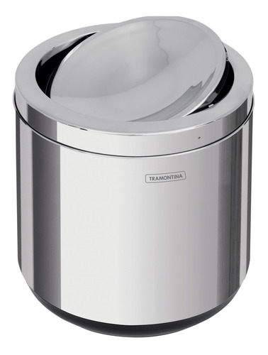 Lixeira Para Banheiro Inox Basculante Polida 7l Tramontina-
