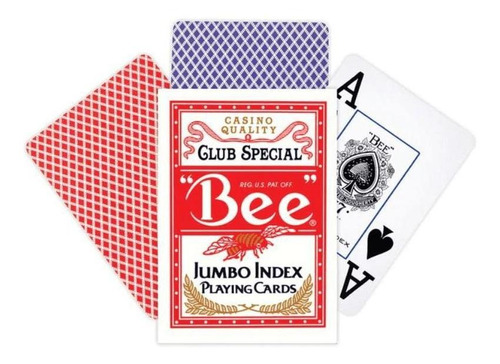 Baraja Poker Bee Jumbo