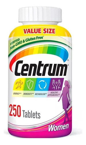 Centrum  Dama Womens Mujer Joven 250 Tbls