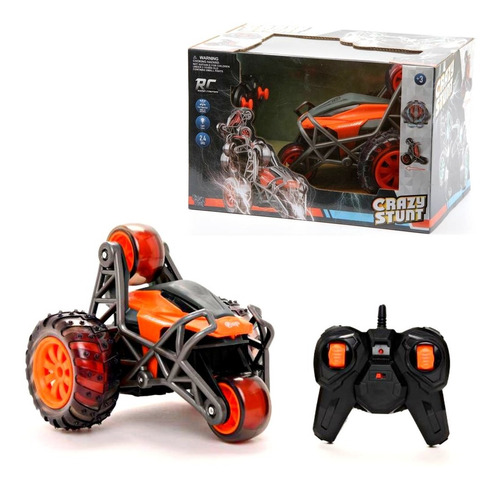 Triciclo Crazy Stunt Radio Control Remoto Luces Velocidad