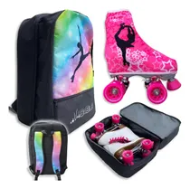 Comprar Combo Mochila Patines Doble Compartimento + Cubre Patines
