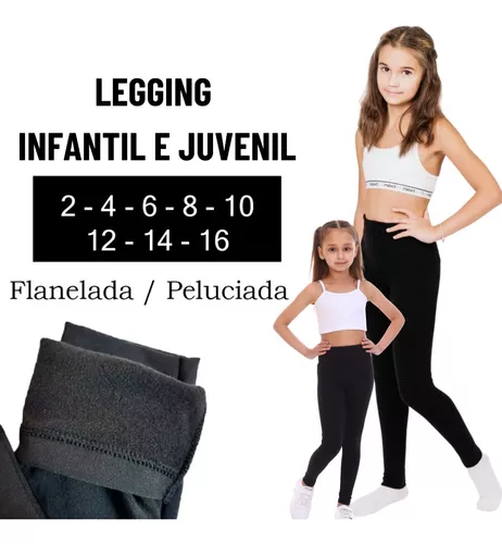 Calça Legging Infantil Juvenil