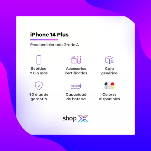 Apple iPhone 14 Plus 128 Gb Rojo Original Liberado Grado A