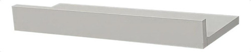 Prateleira Porta Quadros 40 X 10cm Branca Suporte Invisível Cor Branco