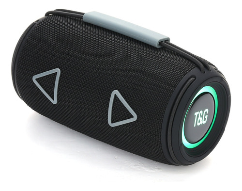 Altavoz Bluetooth Cilindro Luces De Colores Rgb