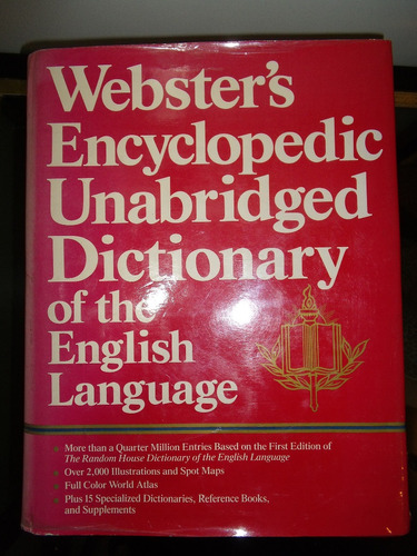Adp Webster's Encyclopedic Unabridged Dictionary English