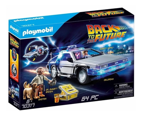 Imagen 1 de 10 de Playmobil Volver Al Futuro 70317 Auto Delorean Playking