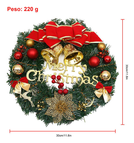 Corona De Navidad Para Puerta Principal, Corona De Navidad,