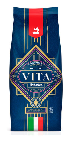 Imagen 1 de 7 de Cafe Molido Cabrales Vita X 250g Tostado