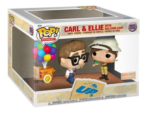 Imagen 1 de 4 de Pop! Disney Pixar: Up Carl & Ellie Balloon Cart (58944) 1152