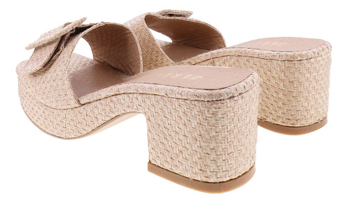 Sandalias De Tacón Ancho Modernas Ajuste Con Hebilla Elo