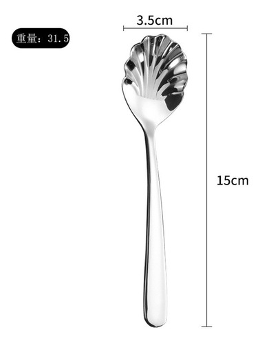 Cuchara E De Acero Inoxidable Cuchara Para Helado, Cuchara P