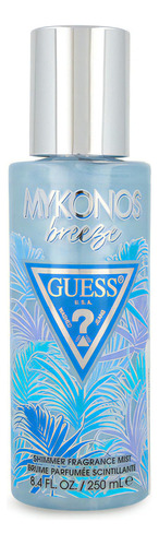 Spray de névoa corporal Z7 Guess Mykonos Breeze Shimer 250 ml