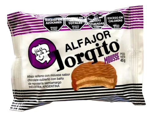 Alfajor Jorgito Mousse 45g X 6 Un