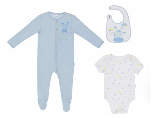 Conjunto Mameluco Pañalero Regalo Bebé Niño Niña 100%algodón