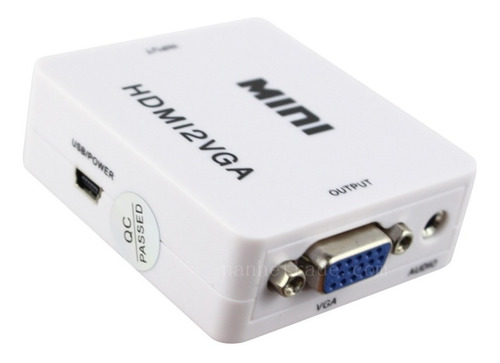 Mini Convertidor Adaptador Hdmi A Vga