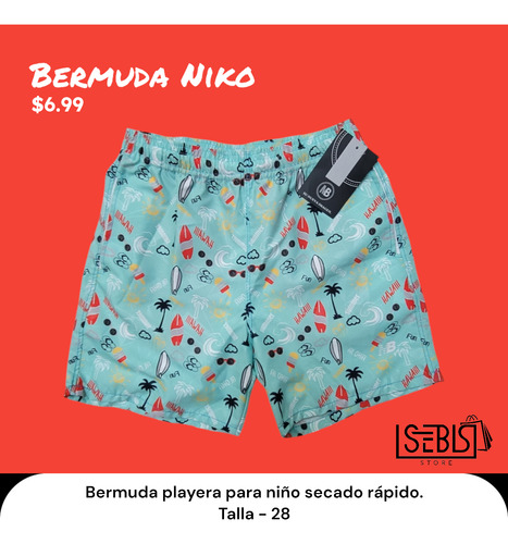 Bermuda Playera Niko - Mb