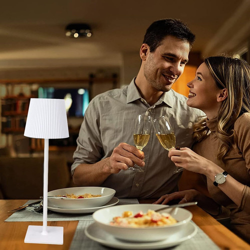Lámpara Inalámbrica Batería Recargable Usb De Mesa Touch Led