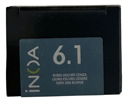Tinte Inoa Loreal Sin Amoniaco 60gr 6.1 Paquete 2 Piezas 6.1