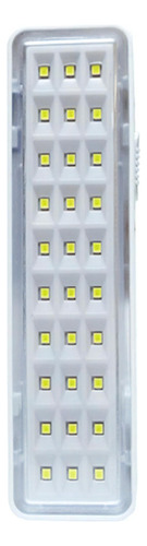 Luz de emergencia LED para escaleras, residencia comercial, Bivolt, color blanco