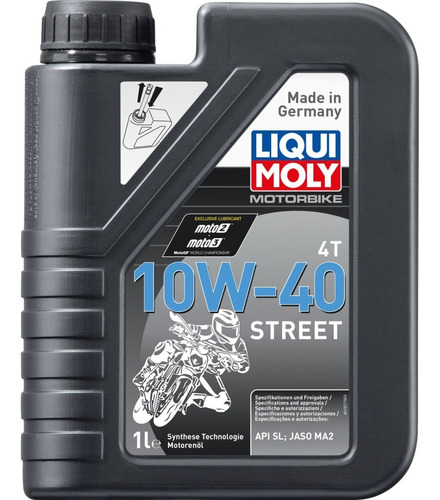 Aceite Moto Liqui Moly 10w40 Street 1l