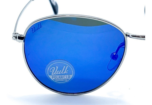Imagen 7 de 7 de Anteojo De Sol Vulk Press Silver / Revo Blue/ Polarizado