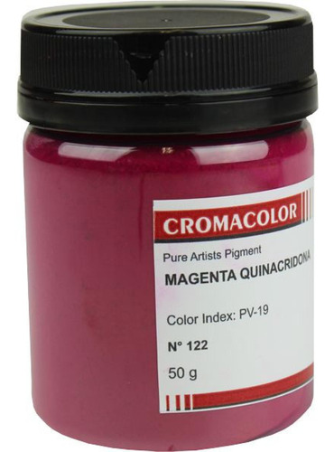 Pigmento Artistico Puro Cromacolor Magenta Quinacridona 50g