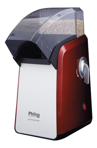 Pipoqueira elétrica Philco Pop Popper ar quente vermelho 1200W 127V