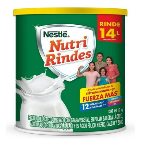 Producto Lácteo Nutririndes Bote 1.7 Kg