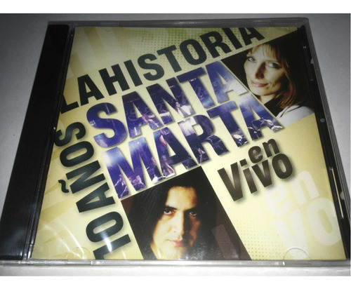 Santamarta 10 Años La Historia En Vivo Cd Nuevo Cerrado 