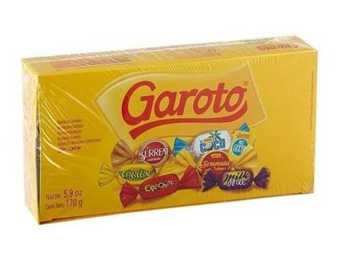 Chocolates Dulces Brasileños Importados Garoto® 170g X 12