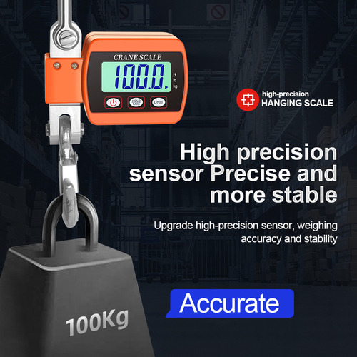 Báscula Grúa Industrial Lcd Portátil 0.05-500kg