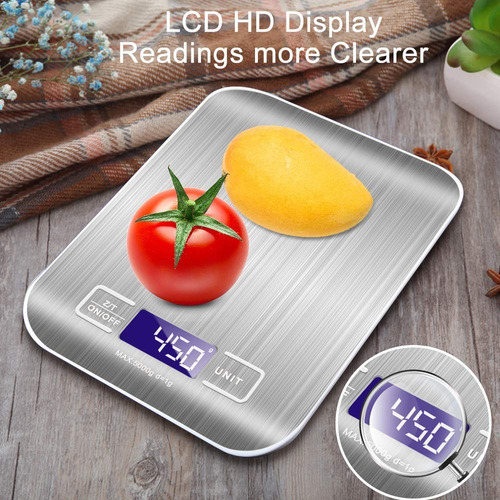 Bascula Gramera Digital De Alta Precisión Recargable 10 Kg