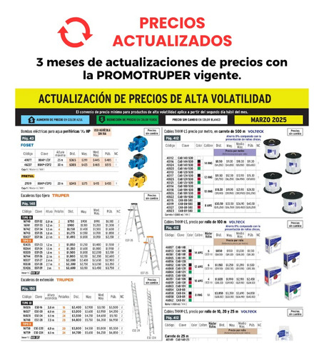 Catálogo Truper 2025 En Archivo Excel - Con Imágenes