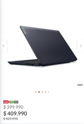 Notebook Lenovo Ryzen 3-3250u, 240ssd,8gb, 2gb Video, 15.6 ,